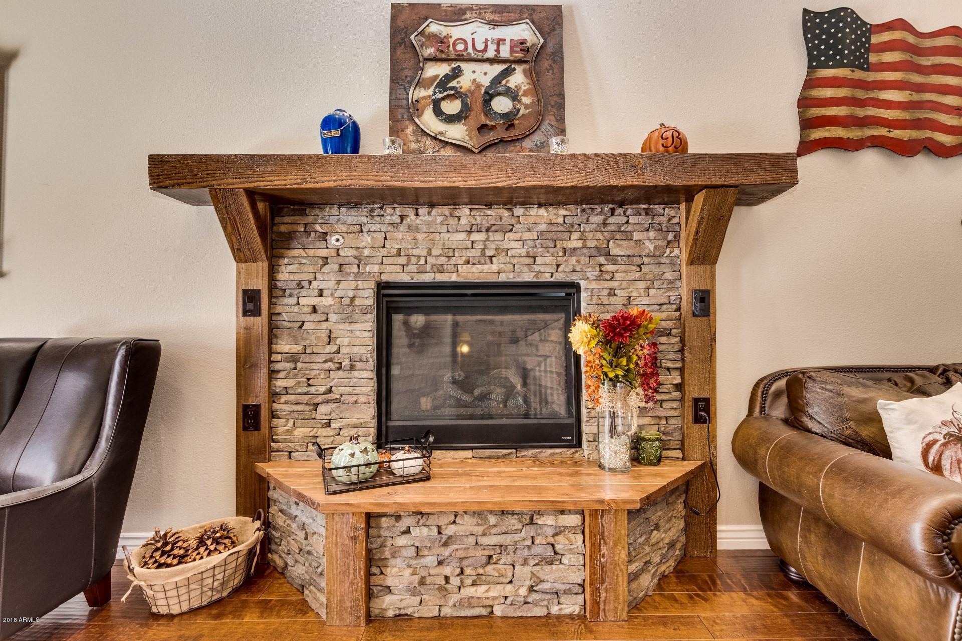 421 West Ray Road Gilbert, AZ 85233 - Photo 10 of 48 LIVING ROOM FIREPLACE
