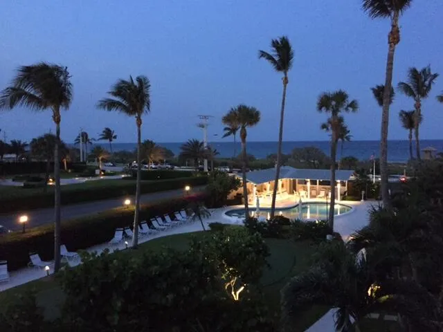 a view of a swimming pool