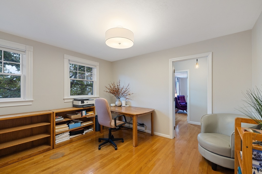 25 Curtis Street Marblehead, MA 01945 - Photo 17 of 28 a workspace with furniture hardwood and a window