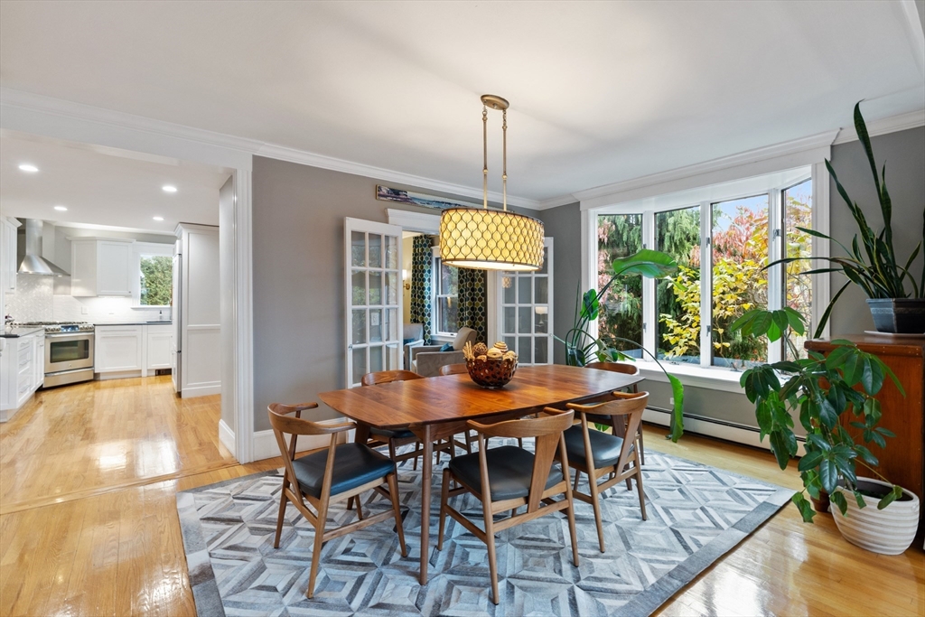 25 Curtis Street Marblehead, MA 01945 - Photo 3 of 28 a view of a dining room with furniture window and outside view