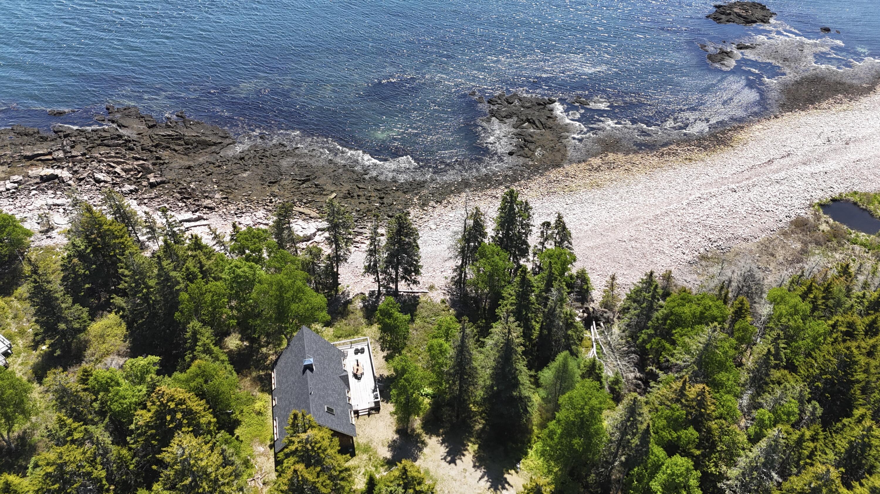 180 Red Point Road Swans Island, ME 04685 - Photo 39 of 42 house to beach copy