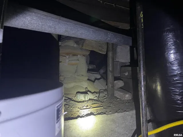 a view of water heater room