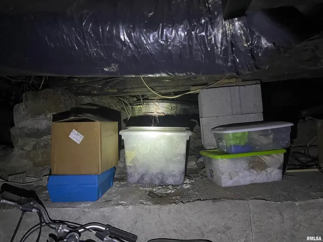 a view of storage and utility room