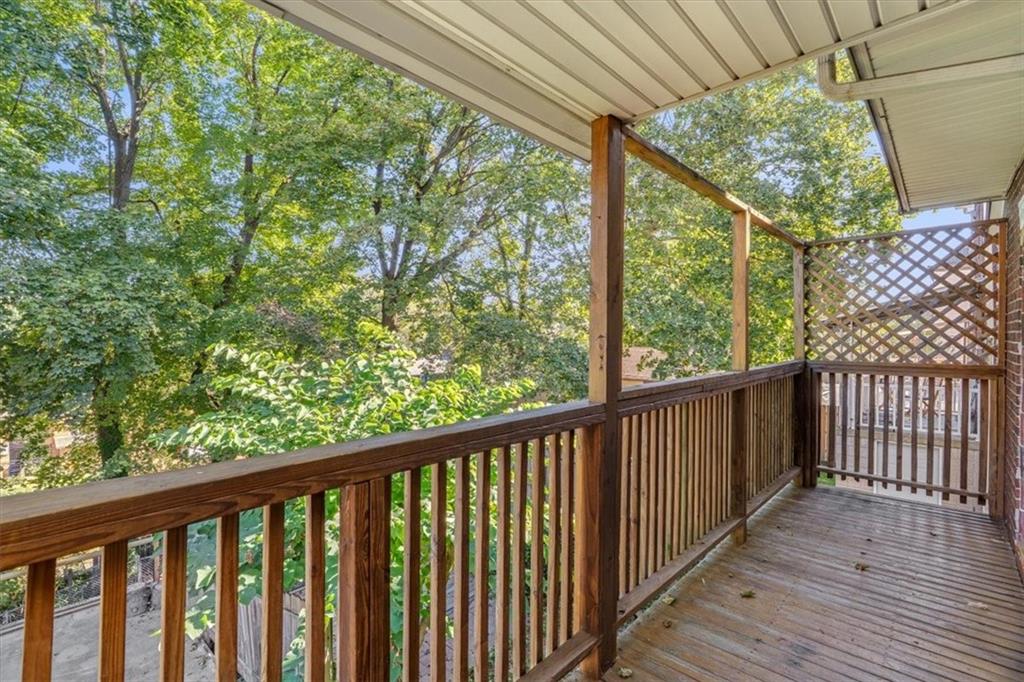 831 Malvern Road Pittsburgh, PA 15202 - Photo 16 of 33 a view of balcony with wooden floor