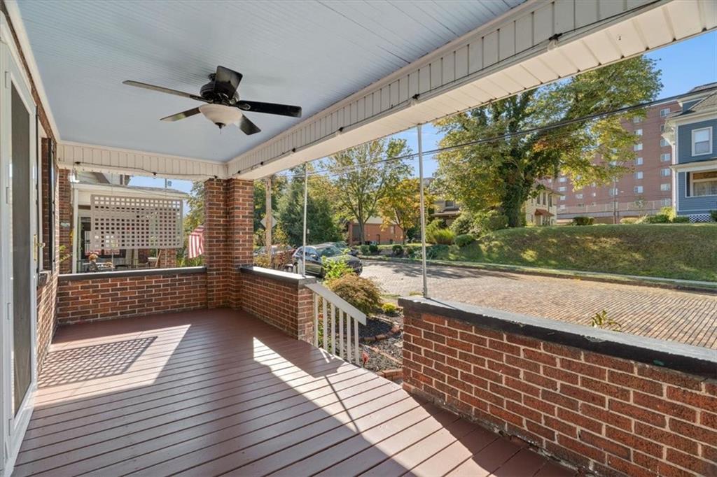 831 Malvern Road Pittsburgh, PA 15202 - Photo 27 of 33 a view of a balcony with wooden floor