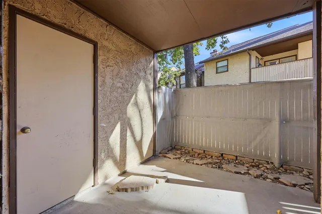 a bathroom with a shower curtain