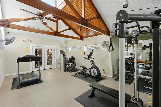 a bathroom with a door