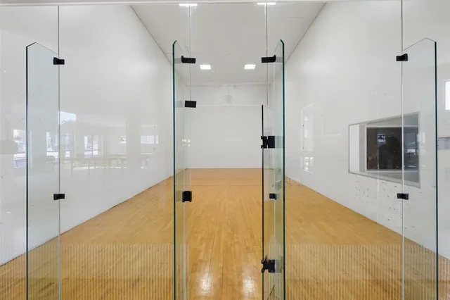 a view of empty room