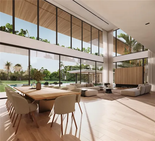 a room with gym equipment and a large window