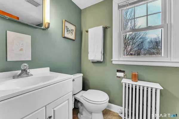 a view of an ocean and beach