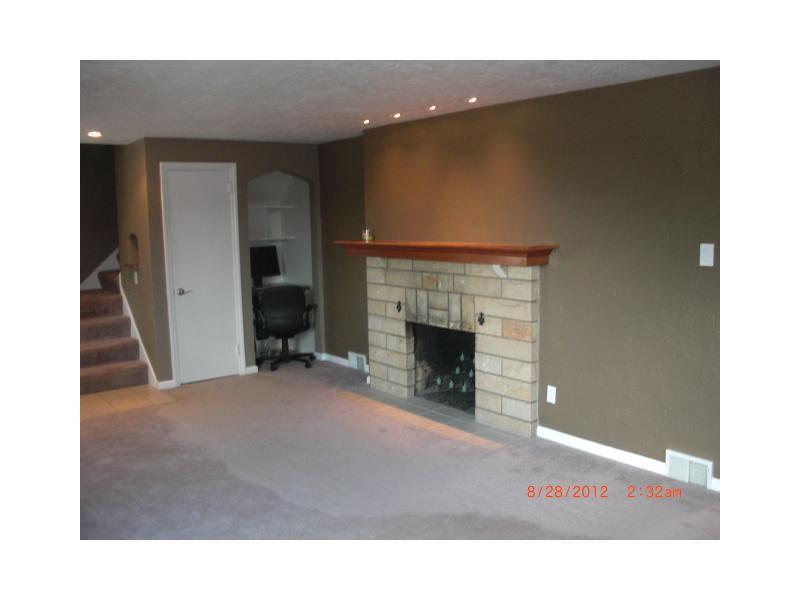 1139 Varner Road Whitehall, PA 15227 - Photo 2 of 18 Living Room. Wood burning fireplace with lighting above!