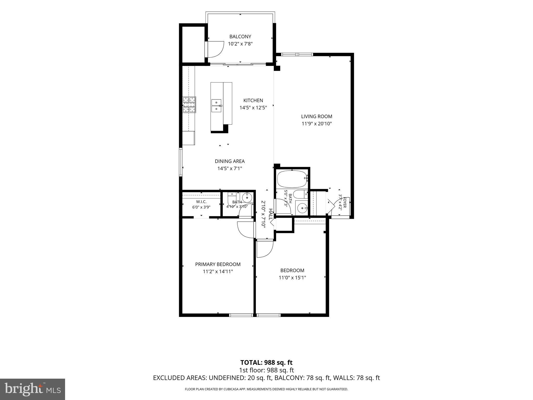 2202 Greenery Lane, Unit 30122 Silver Spring, MD 20906 - Photo 33 of 33 Floor Plan