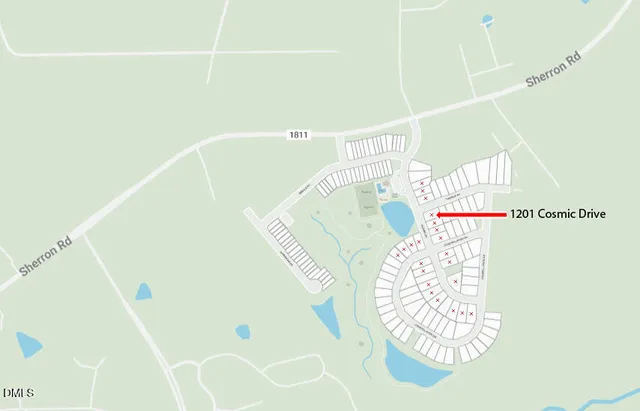 a childrens park with lots of swings and slides