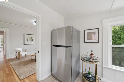 a bedroom with a bed and a table in it