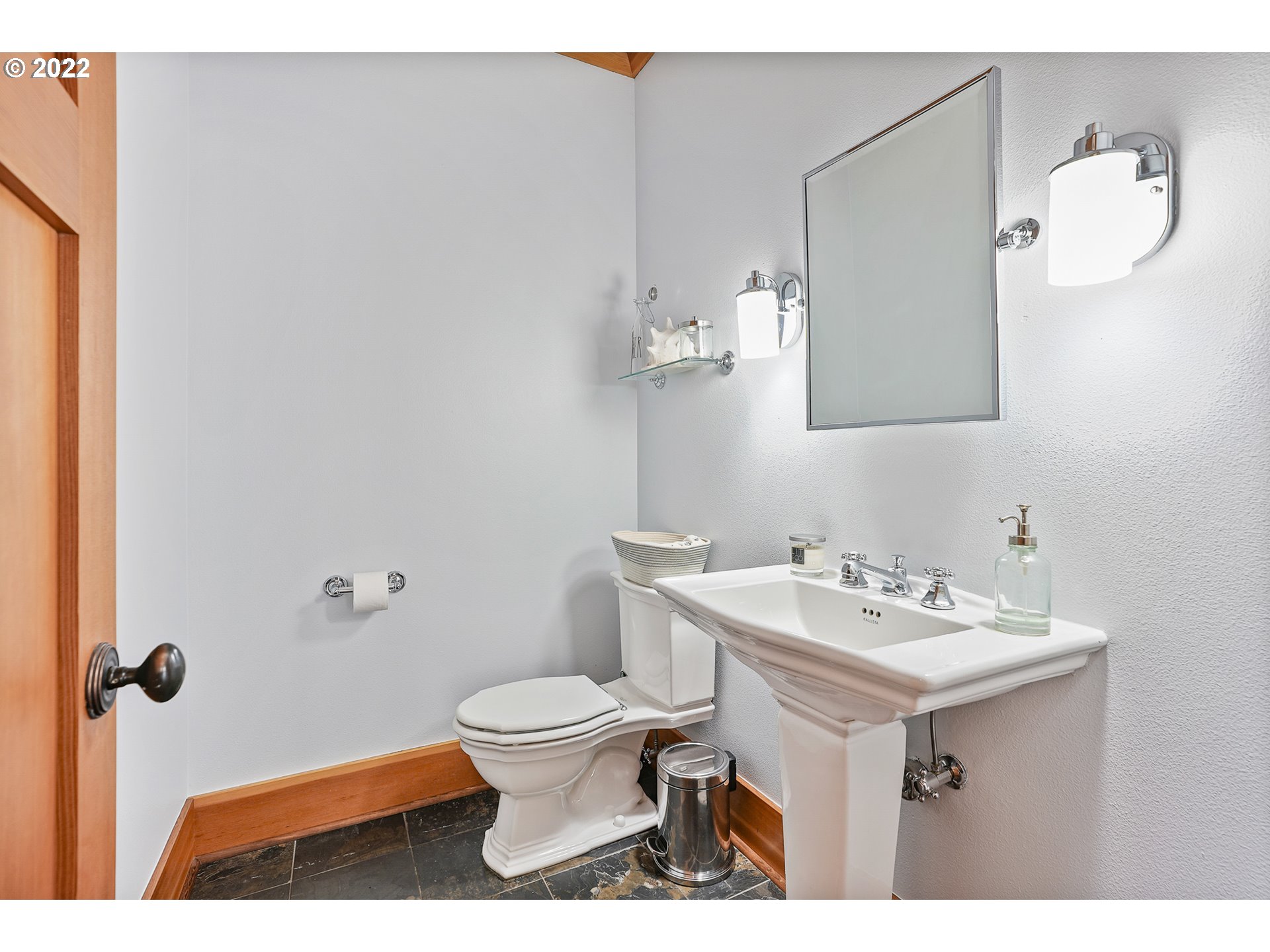 35719 Southeast Lusted Road Boring, OR 97009 - Photo 9 of 32 a bathroom with a sink toilet and mirror
