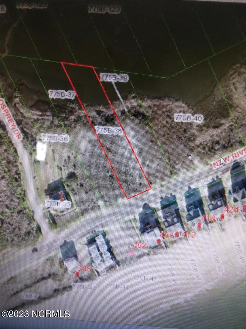 405 New River Inlet Road North Topsail Beach, NC 28460 - Photo 8 of 8 Over Head Picture Of Lot