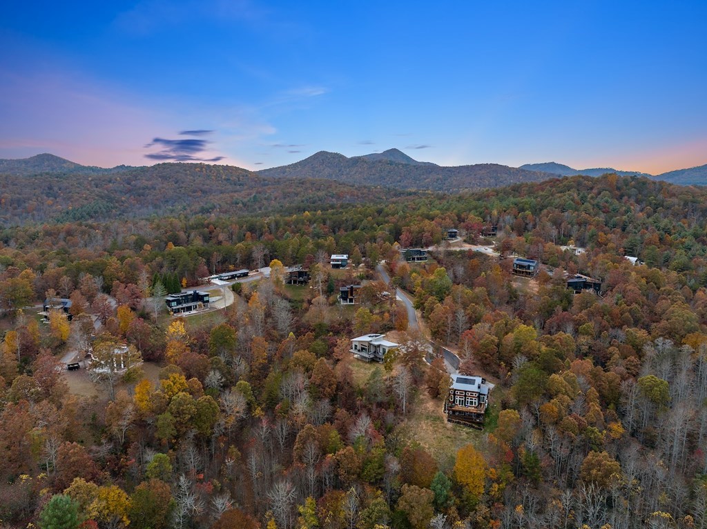 531 Brannon Ridge Young Harris, GA 30582 - Photo 12 of 12 a view of a town with mountains in the background