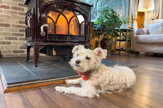 a bedroom with a bed and a night stand