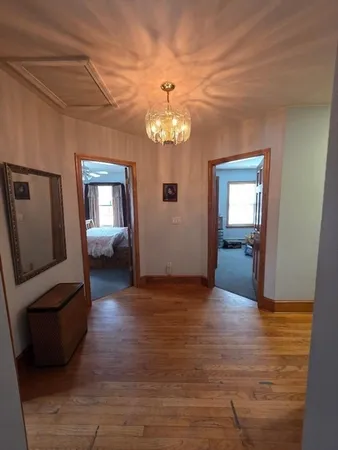 a view of a terrace with sky view