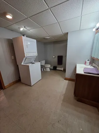 a outdoor space with furniture