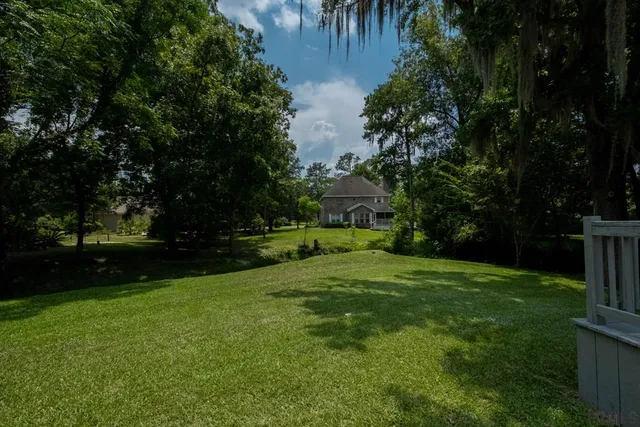 a view of an outdoor space and yard