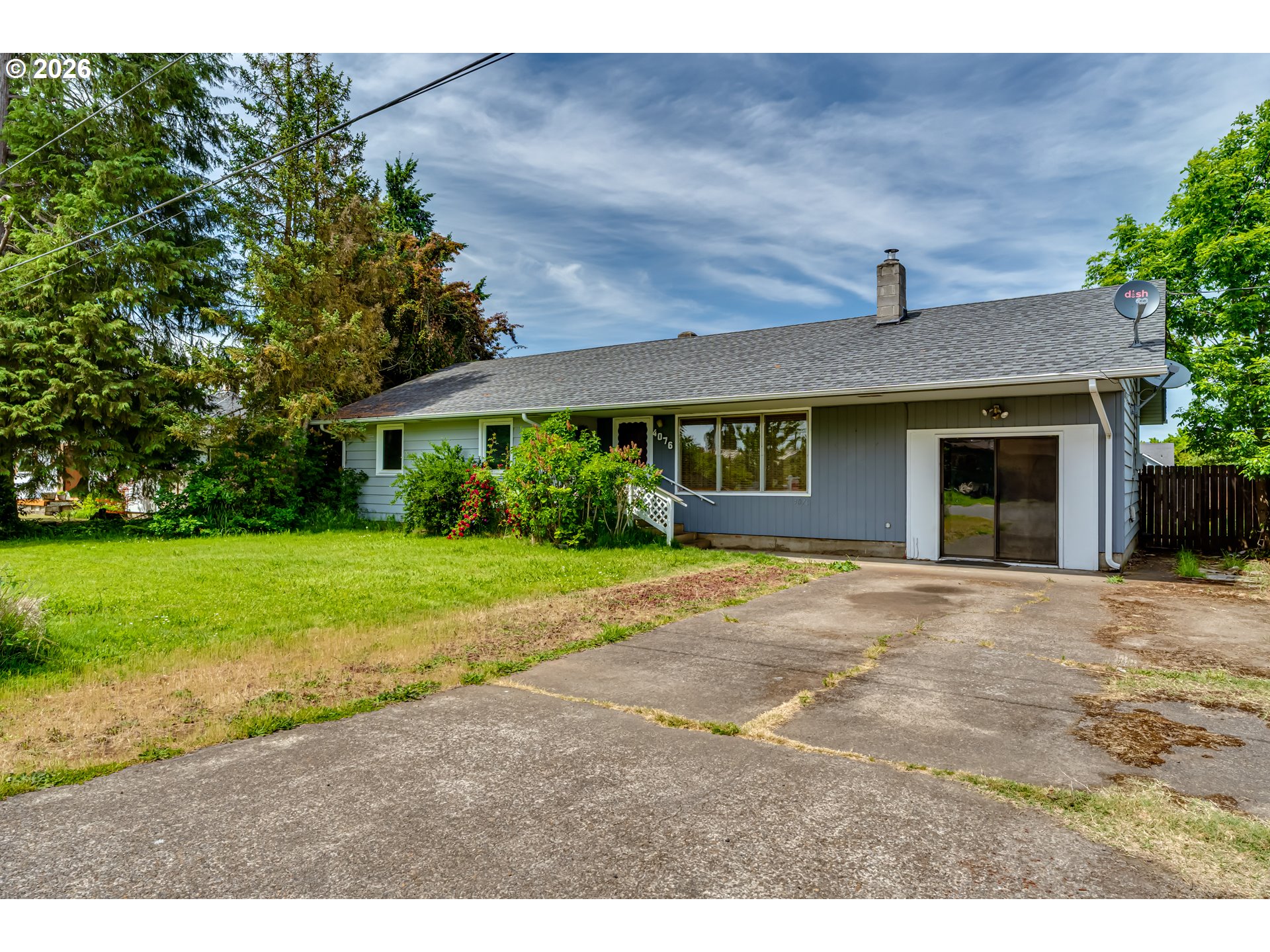 4076 North Street Springfield, OR 97478 - Photo 21 of 21 a front view of a house with a yard