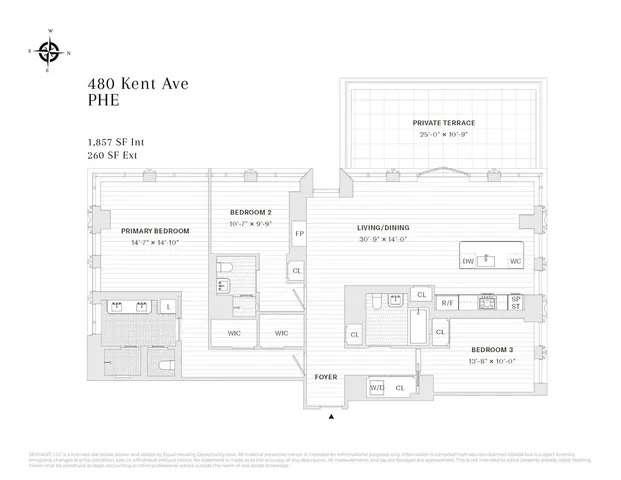 $19,995 | 480 Kent Avenue, Unit PHE | Williamsburg