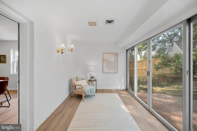a very nice looking room with a large window