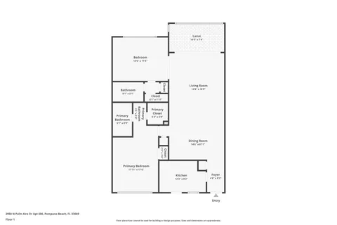 $230,000 | 2950 North Palm Aire Drive, Unit 606, Pompano Beach, FL 33069