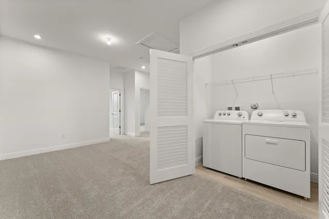 a view of a lake with a big yard