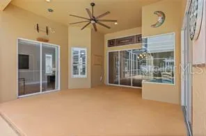 a view of an entryway with a livingroom