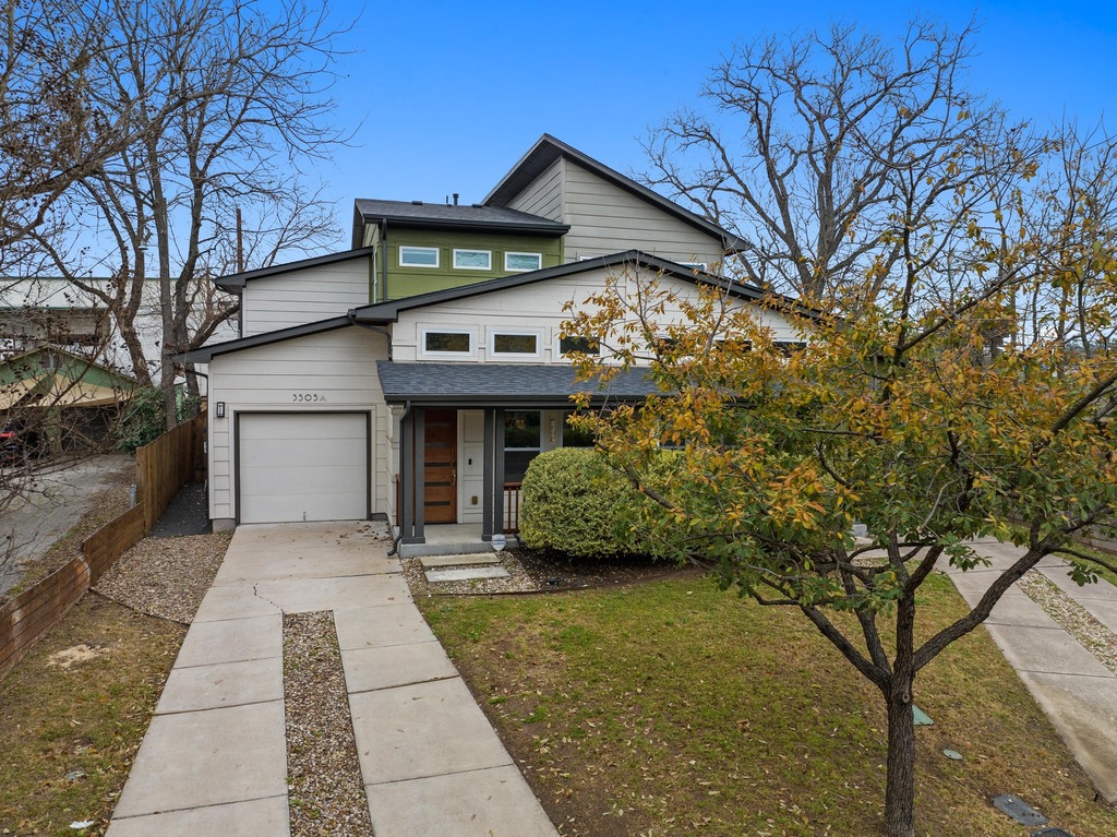 3505 Banton Road, Unit A Austin, TX 78722 - Photo 1 of 1 a front view of a house with garden