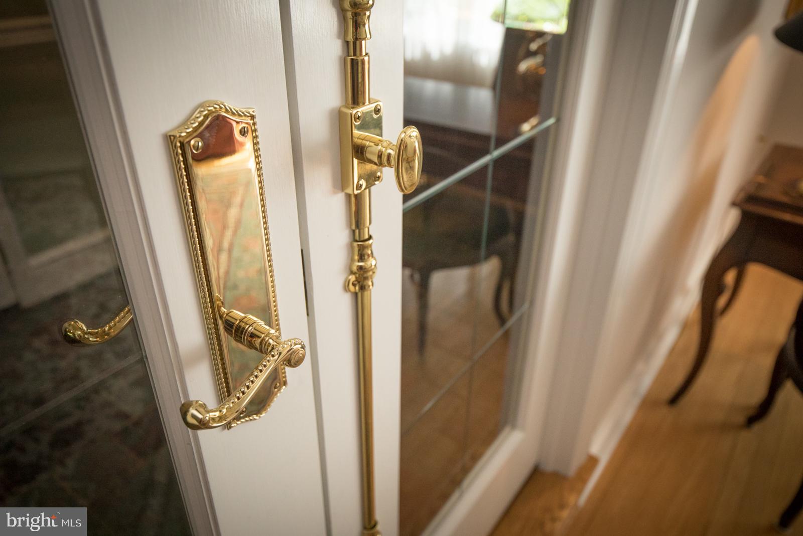 53 Pebble Ridge Road Warrington, PA 18976 - Photo 6 of 48 Foyer/LR Baldwin Brass hardware on French Doors
