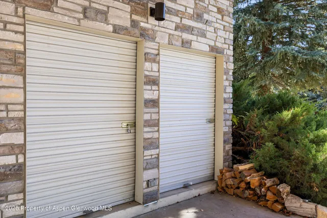 a view of a house with a garage