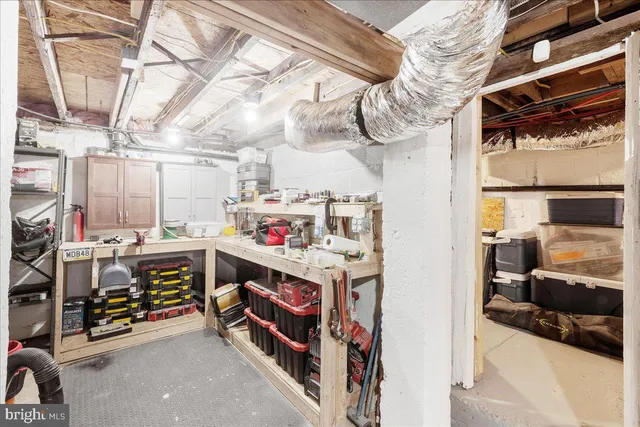 a utility room with lot of items