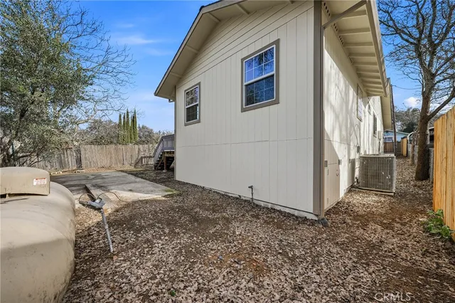 a view of a house with a patio