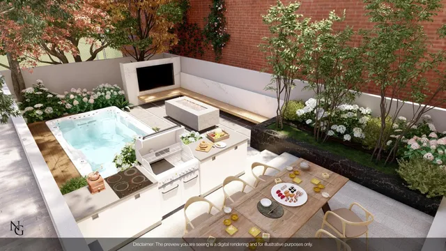 a view of yard with patio