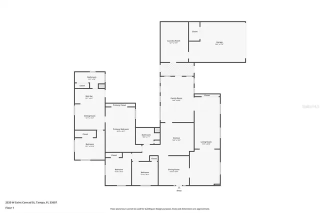 $560,000 | 2520 West St Conrad Street, Tampa, FL 33607