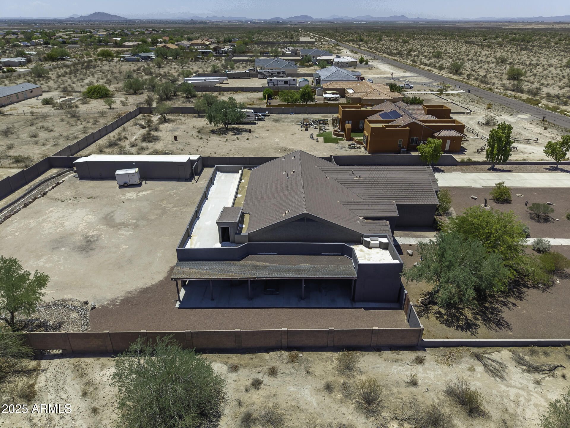 10203 North Burris Road Casa Grande, AZ 85122 - Photo 84 of 85 UAS View South