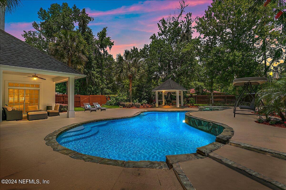 3392 Marbon Road Jacksonville, FL 32223 - Photo 22 of 53 22-Pool at Sunset