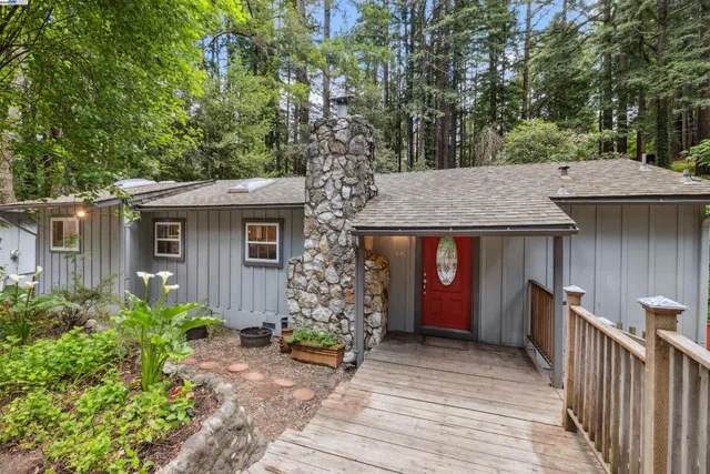 front view of a house with a porch
