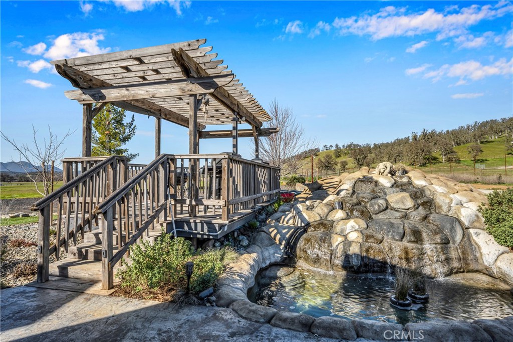17432 Sendero Way Lower Lake, CA 95457 - Photo 40 of 65 a view of a roof deck with wooden fence