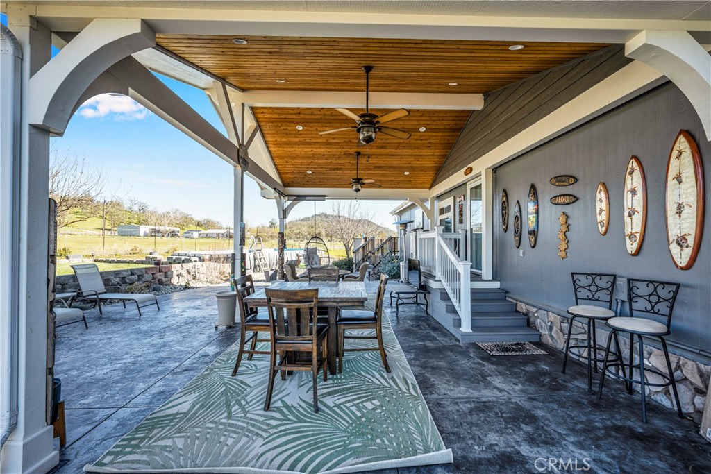 17432 Sendero Way Lower Lake, CA 95457 - Photo 45 of 65 a view of a dining room with furniture window and outside view