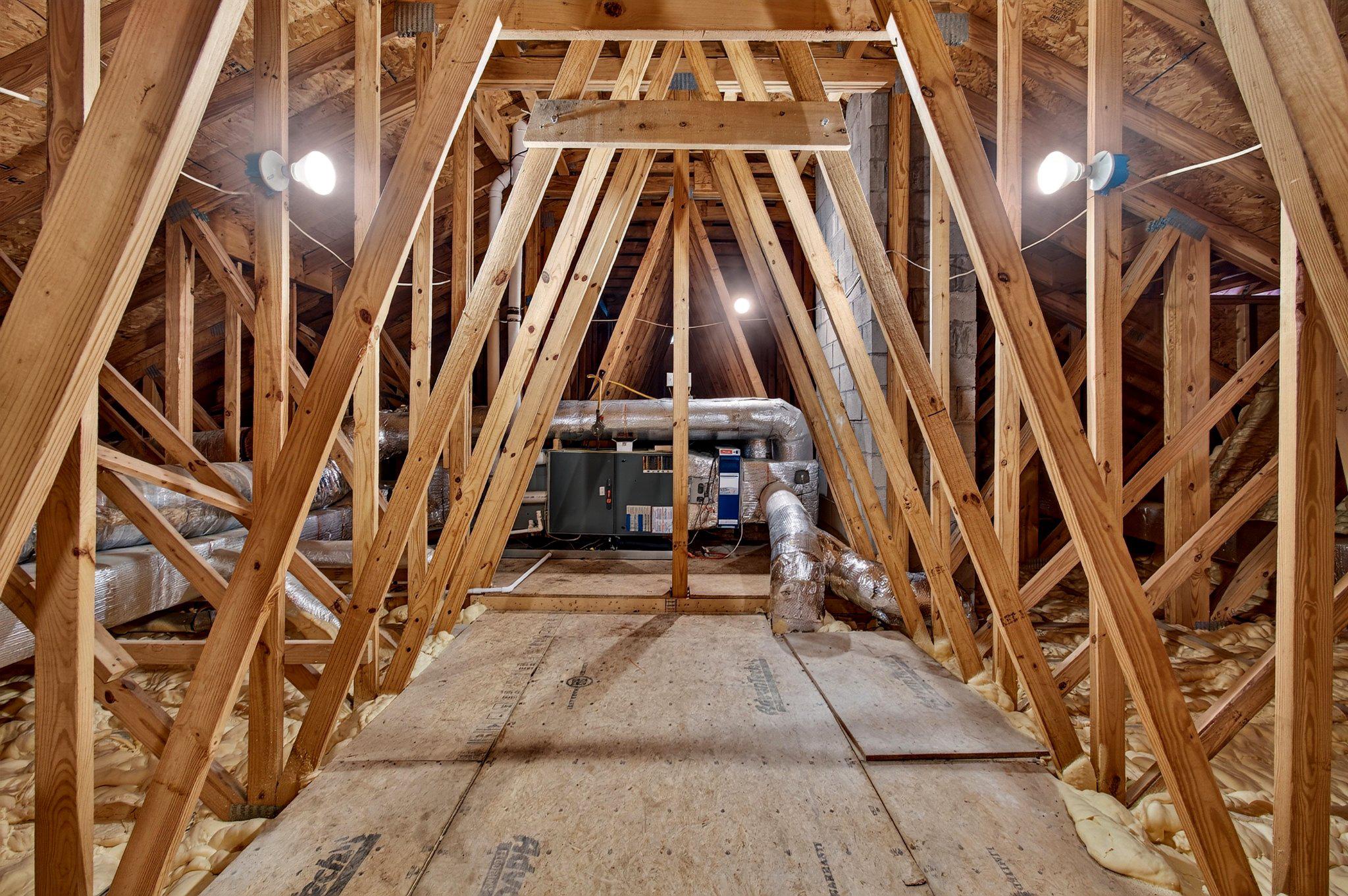 8406 New Cut Road Severn, MD 21144 - Photo 62 of 70 Attic with air handler units
