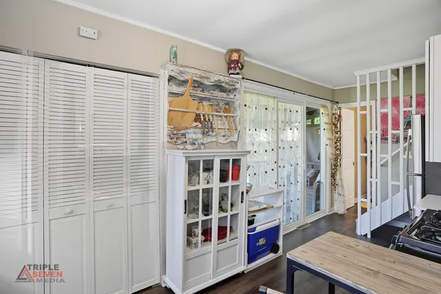 a very nice looking room with a large window