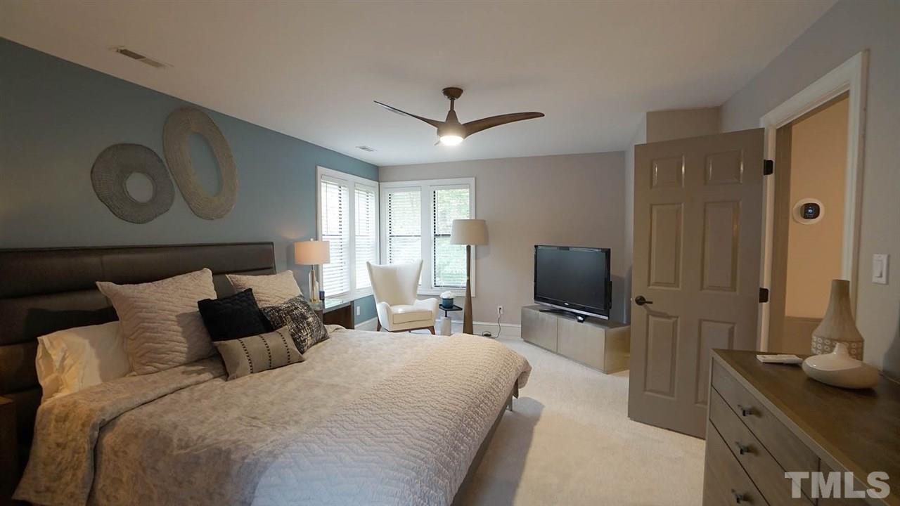 10517 Whitestone Road Raleigh, NC 27615 - Photo 21 of 30 This upstairs bedroom is so spacious, it could be used as a 2nd Master with a full bath attached that is "jack and jill like".