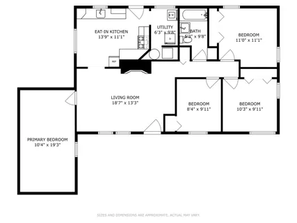 $115,000 | 322 Nokomis Street, Park Forest, IL 60466