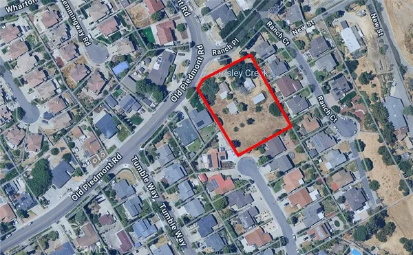 a view of road with trees