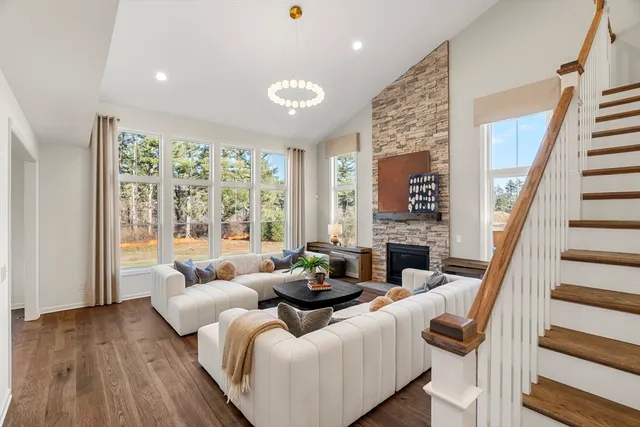 a bedroom with bed and a window