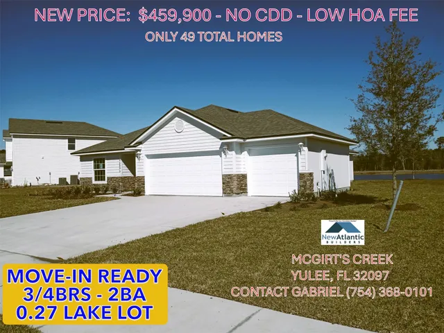 $459,900 | 96896 Mcgirts Creek Loop, Yulee, FL 32097